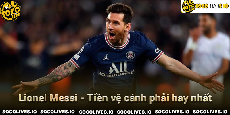 Lionel Messi - Tiền vệ cánh phải hay nhất thế giới